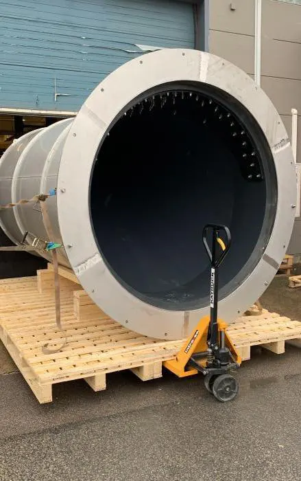 Wapro WaStop beskytter Esbjerg havn høje havniveauer Danmark største DN1800 tilbageslagsventil mod bølger og oversvømmelse