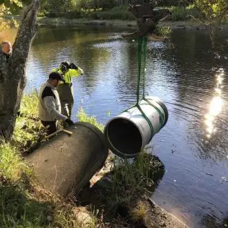 WaStop ved vandkant i Karlstad installeret mod lugt og skadedyr