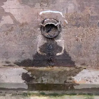 wapro-wastop-wastewater-buffer-tank-valve-installation-karlshamn-us Detailed install of WaStop valve between tanks for flood protection in Karlshamn